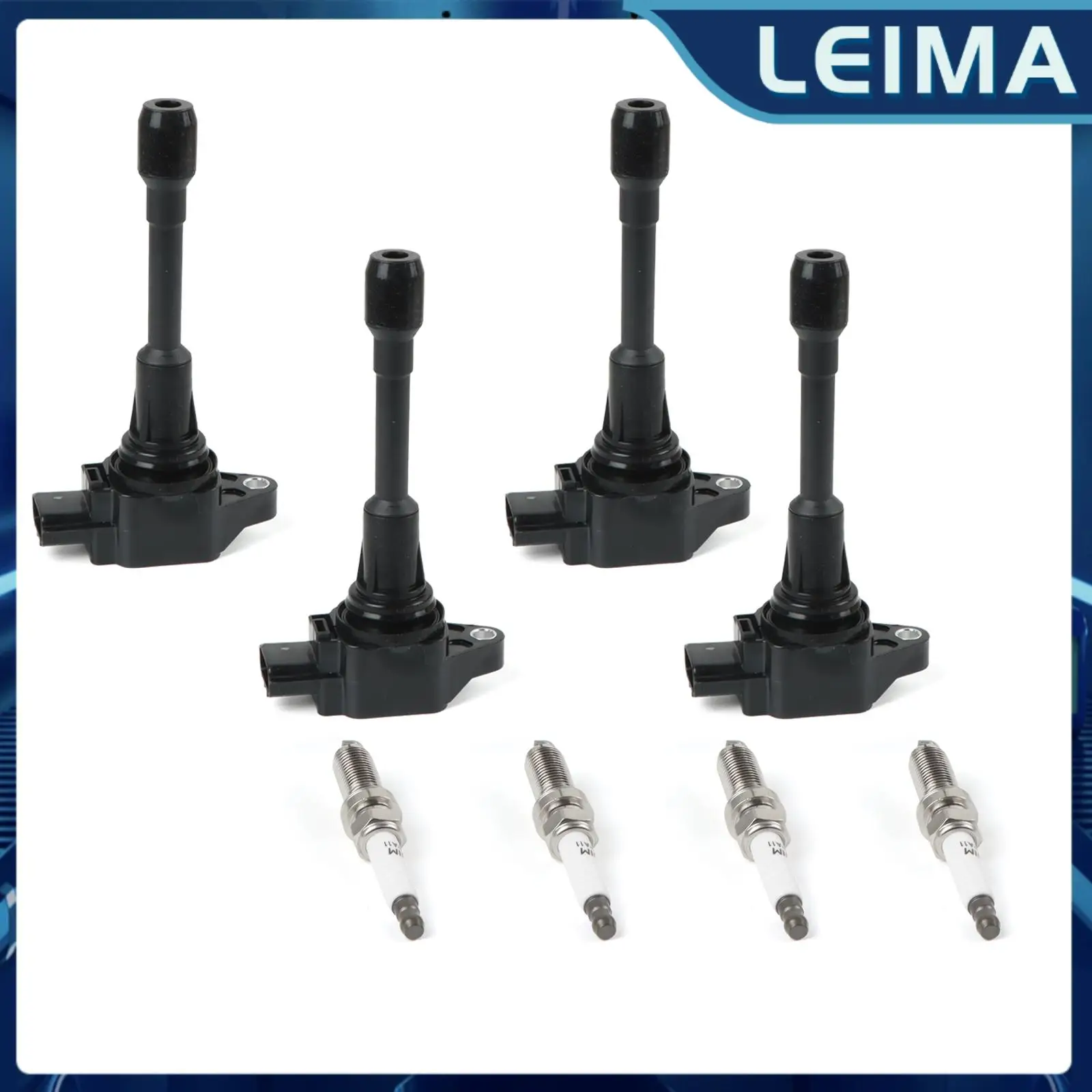 

UF-549 4x Ignition Coil & IRIDIUM Spark Plug Kit for Nissan Altima Sentra Rogue Versa Ignition system & ignition coil Brand New