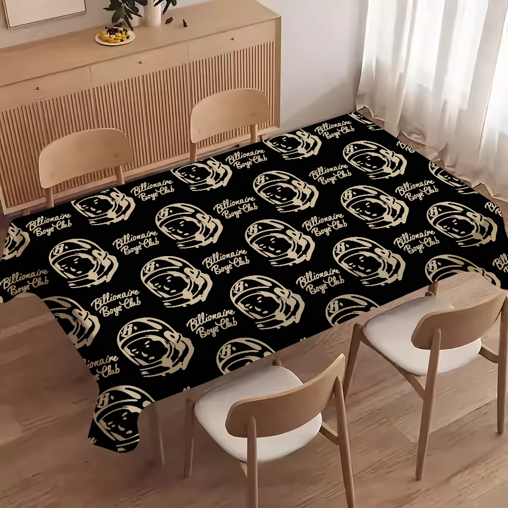 

B-Billionaires Boy Clubs Z Table Cloth Tablecloths Birthday Stain Resistant Decorative Washable Polyester Party Dining table