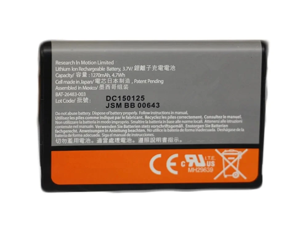 1270mAh F-S1 FS1 Replacement Mobile Phone Battery For Blackberry 9800 9810 High Quality batteries image 3