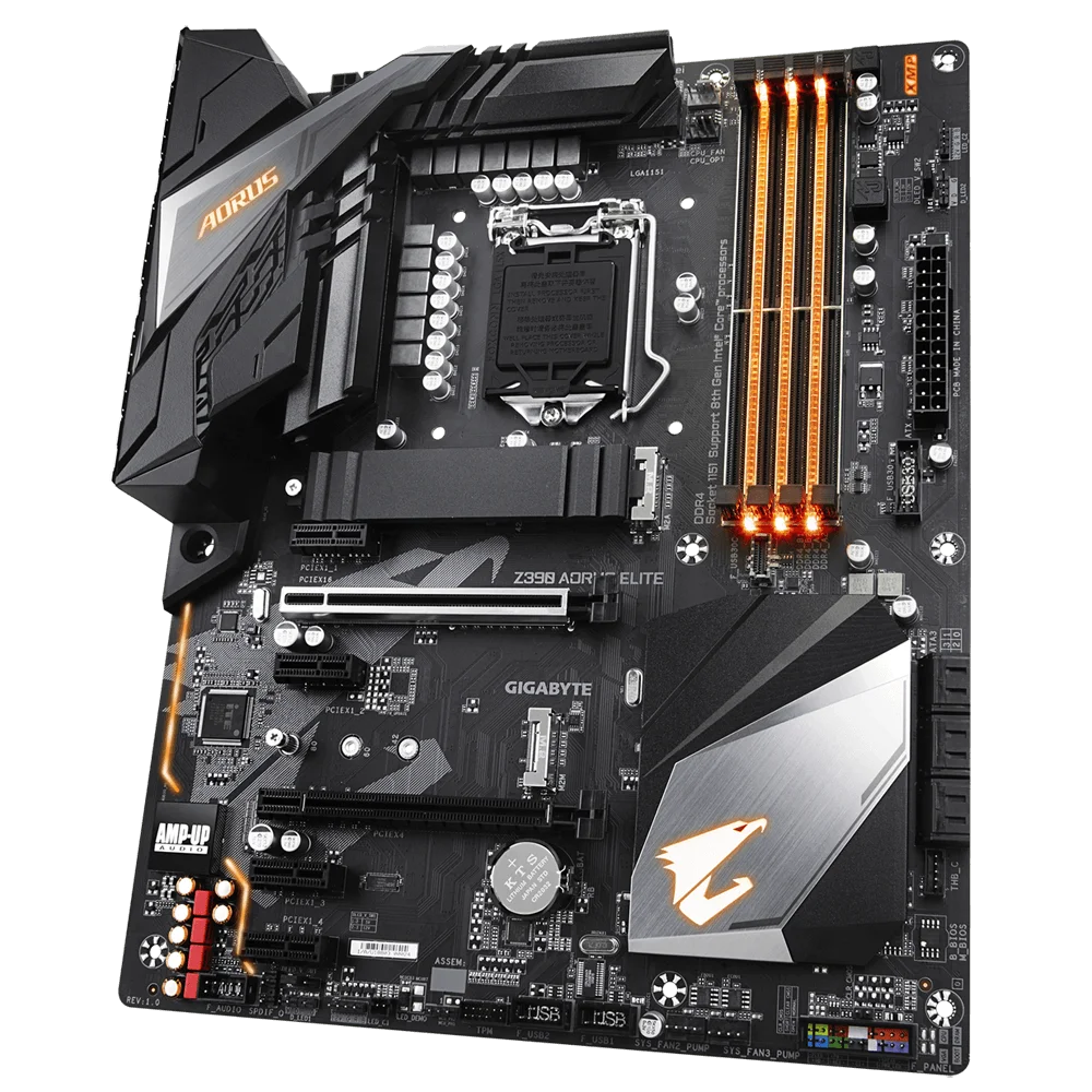 GIGABYTE Z390 AORUS ELITE LGA 1151 с материнской платой Intel Z390 SATA 6 Гбит/с ATX Intel