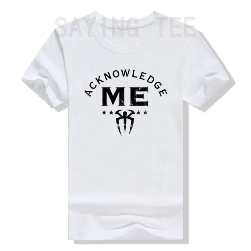 Acknowledge Me T-shirt for Man Music Lover Graphic Tee Rock Rap Streetwear Clothes Novelty Gifts Short Sleeve Halloween Costume