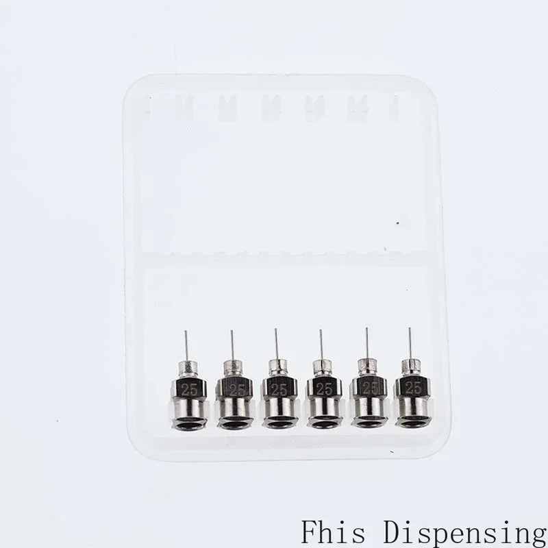 0.25 Inch 8G~30G W/ISO Standard Dispensing Needle Blunt Tip Tubing Length Metal S.S 12pcs/bag