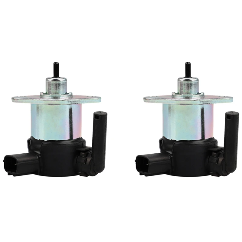 2X 1C01060017 Fuel Shut Off Solenoid For Kubota Engine V3300/V3600/V2203/V1505 1C01060015