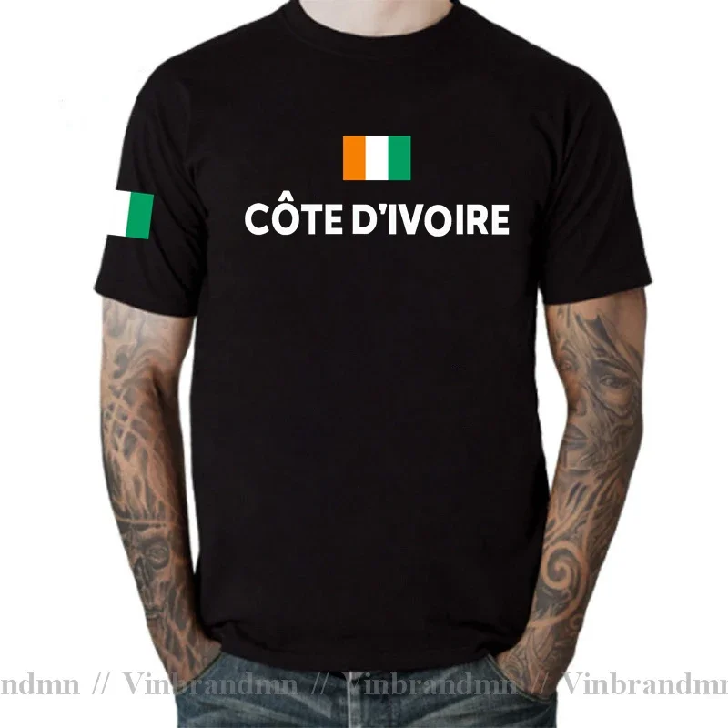 Cote d'Ivoire Ivory Coast Mens Tshirt Fashion Jersey Nation Team 100% Cotton T-shirts Clothing Sporting Tee CIV Ivorian Ivoirian