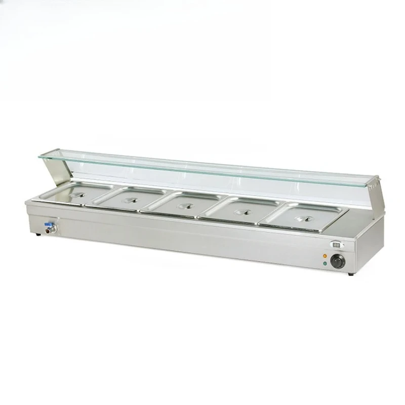 Catering equipment 5-tray electric Bain & Marie heater