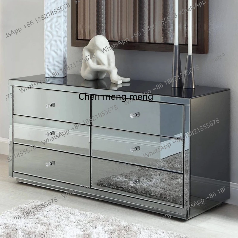 

Sideboard Storage Cabinet Entryway TV Cabinet Mirror Furniture