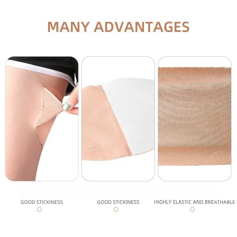 10 pz Adesivi Anti-usura Invisibile Nessuna Traccia Coscia Nastri Non Tessuti Usa E Getta Anti Chafe Coscia Patch Corpo Anti-Friction Pad Donne