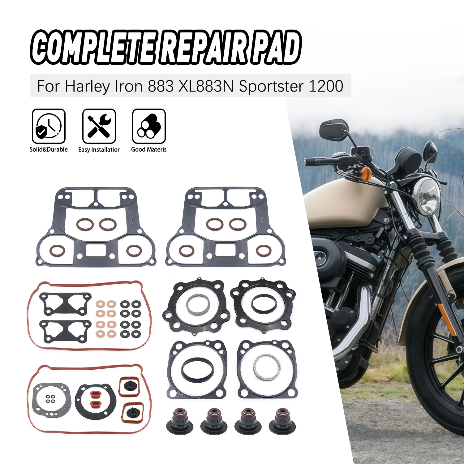 

Комплект прокладок крышки первичного сцепления для мотоциклов Harley Iron 883 XLN 2009-2020, 1200 Nightster XLN, Roadster EFI XLR