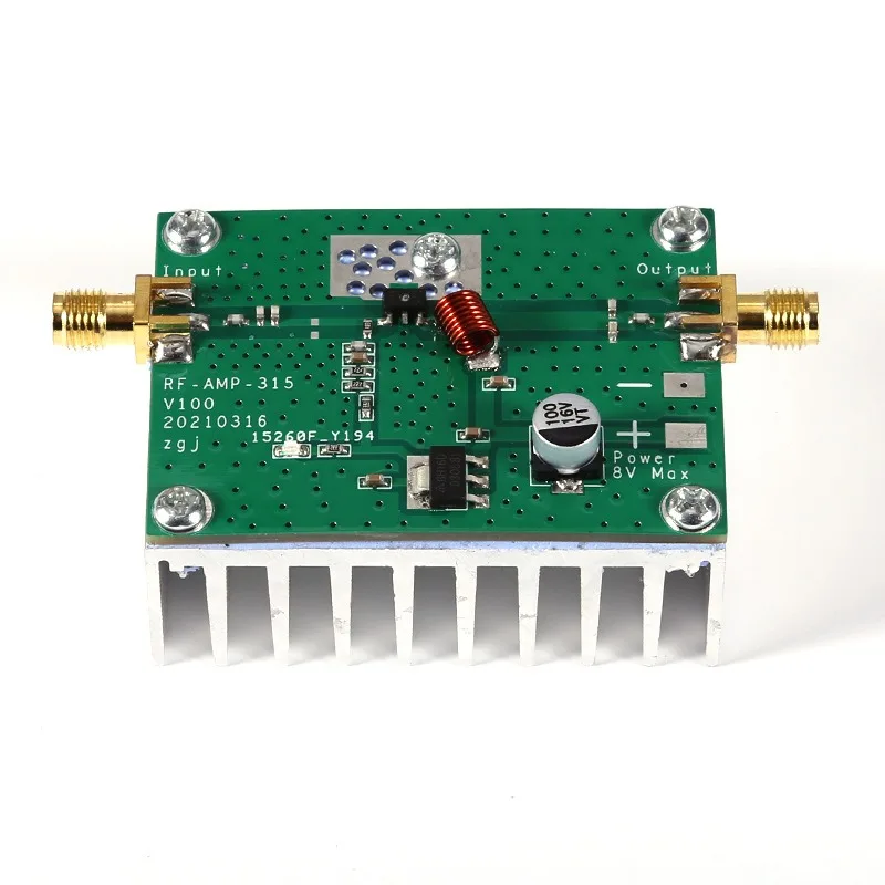 For 315MHz High Frequency Power Amplifier 8W One-way Remote Control Flight Control Extended Range Power Amplifier Module