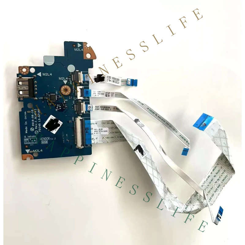 PK+   New For Dell Inspiron 5593 3501 USB SD Card Reader IO Board Cable FDI45 LS-G718P