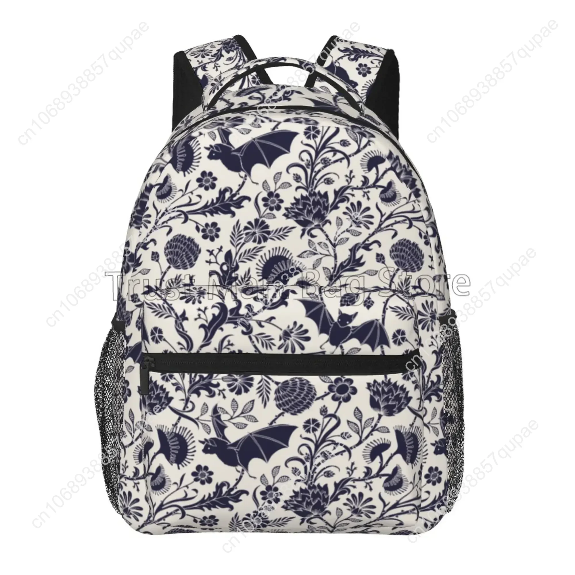 Halloween Black Bats Backpacks Laptop School Book Bag Lightweight Backpack for Adults Teens Kids Travel Hiking Camping Daypack