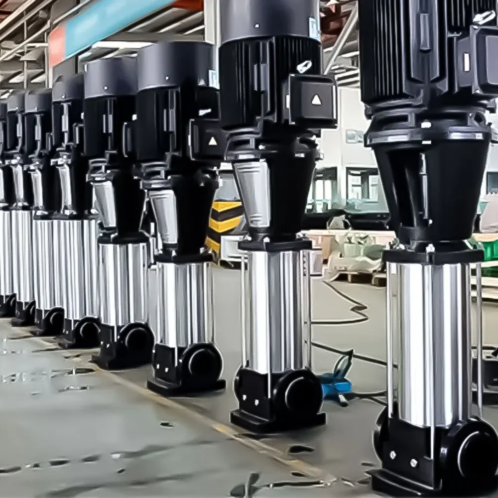 High Lift Pressure Portable Centrifugal Head Flow Motor Driven Automatic Water Impeller Multistage Vertical Stainless Steel Pump