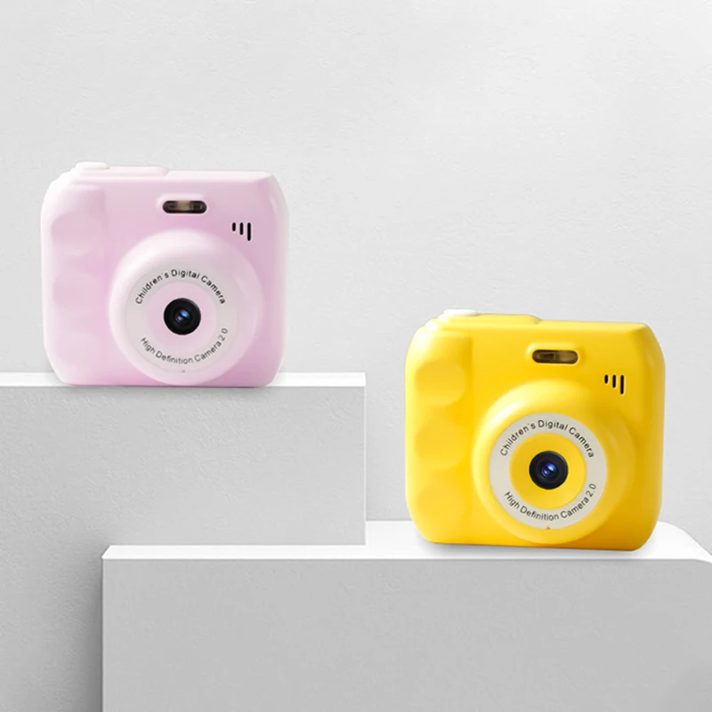 Mini CCD Digital Camera Portable Retro Photo Machine Photography Gifts For Kids Children Student Vlog LED Light HD Pixels