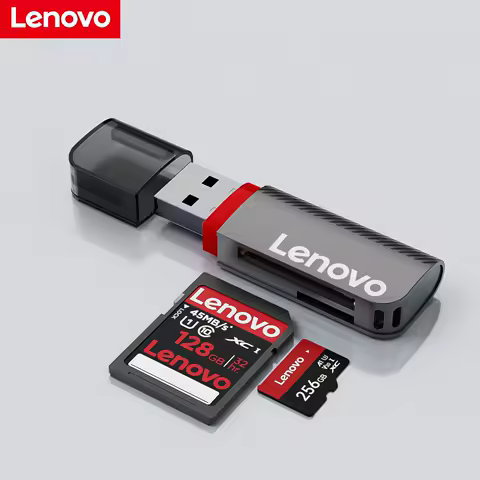 Lenovo 2-in-1 SD TF Card Reader with USB and Type-C options — Best simple phone-laptop crossover shortlist