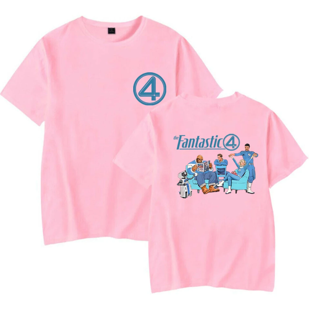 أربعة قميص رائع رائع 4 الخطوة الأولى شعار تي شيرت ريد ريتشاردز MCU ميرش الرجال النساء ريترو خارقة تأثيري هالوين الأعلى #3