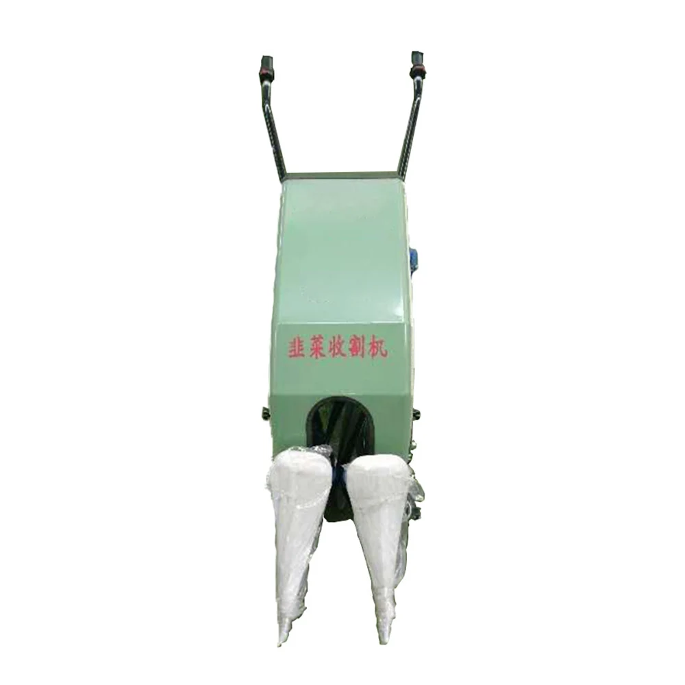 Cosechadora de repollo de una sola fila, cosechadora de cebolletas chinas de empuje manual a la venta