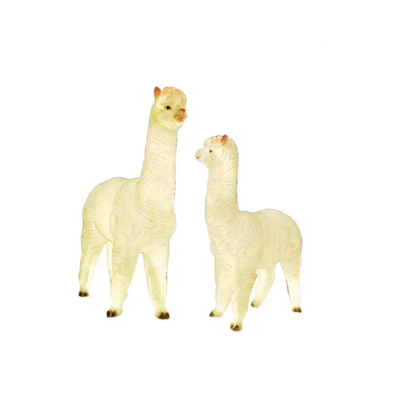 

Outdoor simulation alpaca lamp fiberglass modeling lamp animal lamp festival