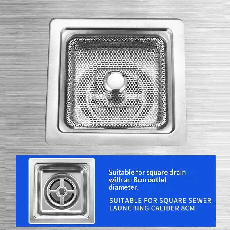 

Sink Drain Strainer Stopper Stainless Steel Kitchen Sink Plug Filter Stopper Anti Clogging Odor Bathroom Accessories
