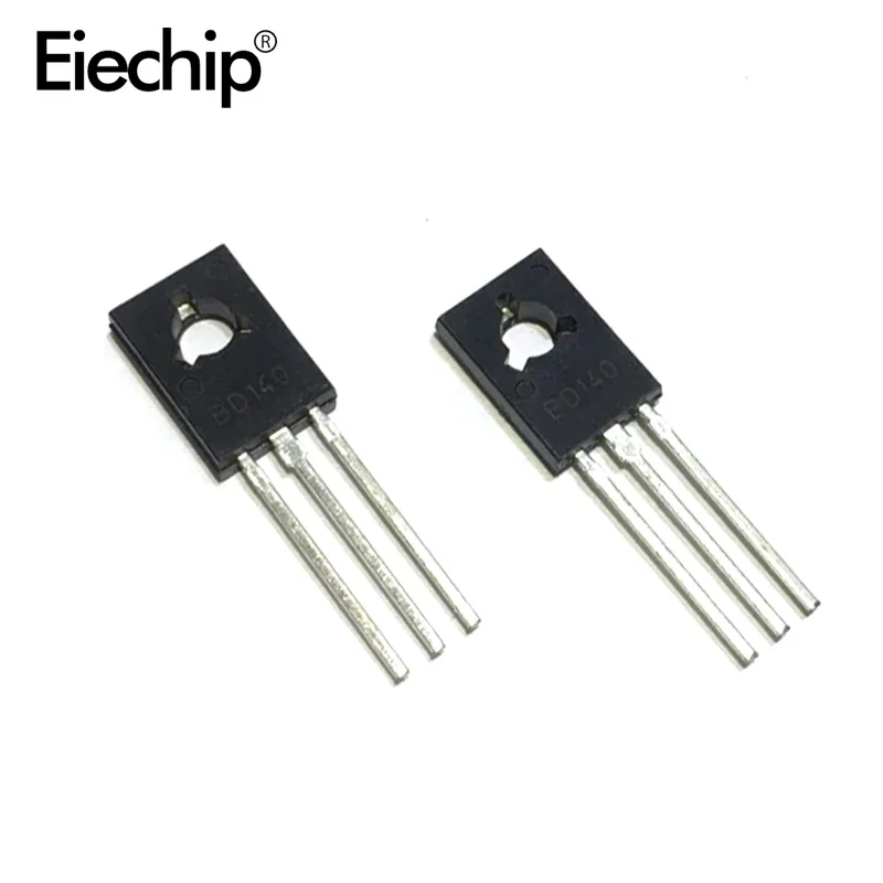 BD139 + BD140 =50pcs TO126 Transistor Set, NPN PNP Transistor 80V 1.5A Electronic Components Silicon Triode Transistors Pack