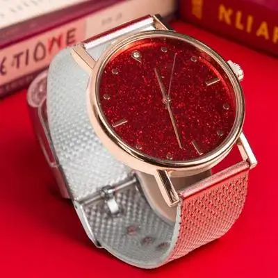 ساعة كوارتز نسائية رائعة محمولة للترفيه والديكور أنيقة كلاسيكية مريحة للارتداء وقت دقيق واستخدام طويل #6