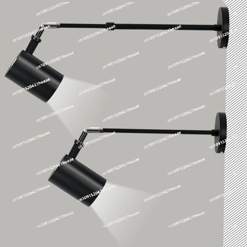 Suitable forLiving Room Telescopic Hall Sconce Long Arm Lighting Bedroom Study Reading Spotligh