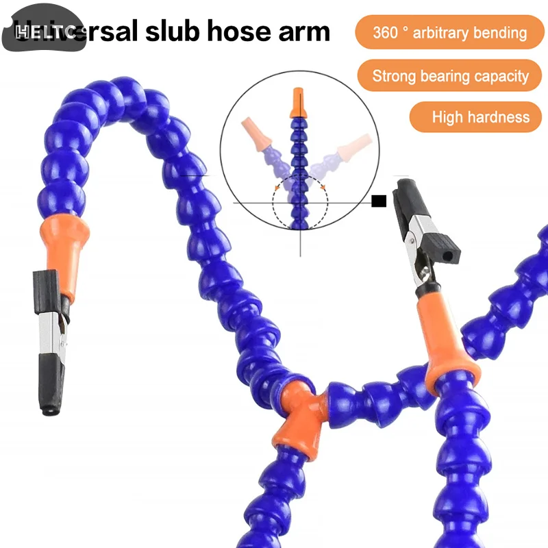 Black Multi Soldering Helping Third Hand Tool Table Clip Soldering Stand Welding PCB Holder Flexible Arm Soldering Tool