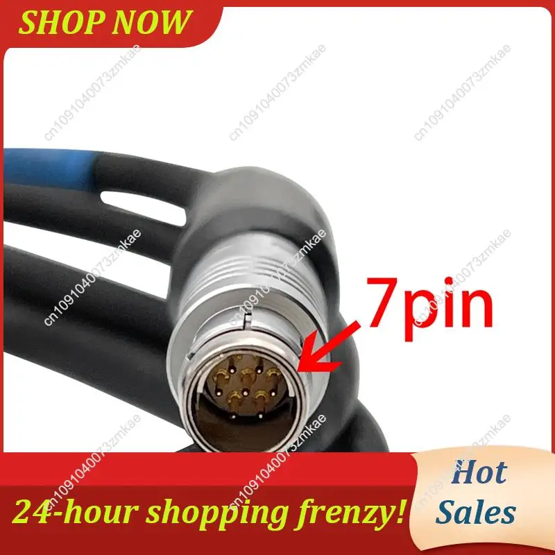 Daily Sale 7-poliges A00303-Kabel für Hiper Lite Pro GPS RTK Download-Datenkabel RS232
