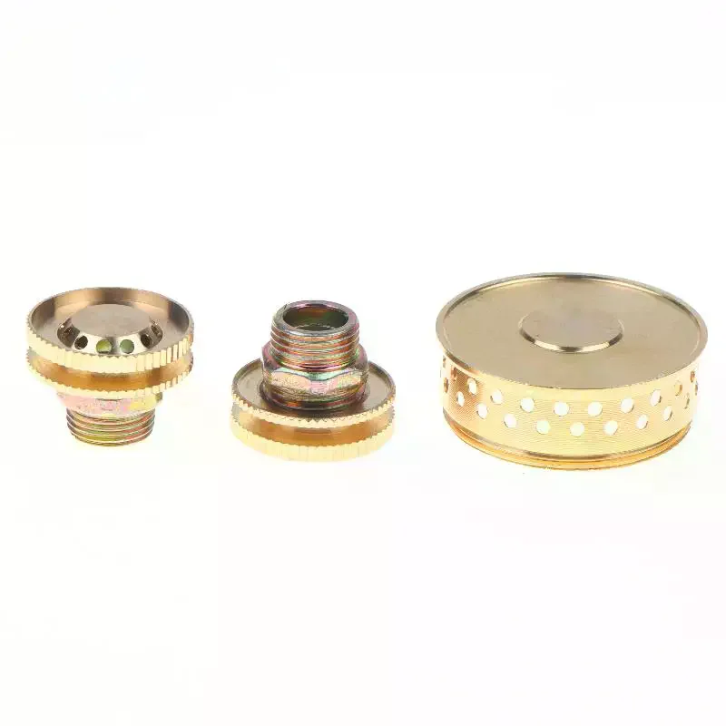 1/8/9Pcs Brass Stove Nozzles 9 Cores Copper Burner Nozzle Household Gas Stove Fierce Fire Replacement Repair Accessories