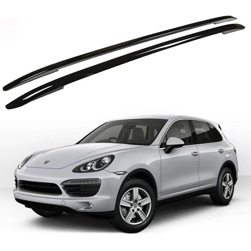 OEM Style Car Roof Rack For Porsche Cayenne Turbo S 2011-2017 Rails Bar Luggage Carrier Bars top Cross bar Rack Rail Accessories