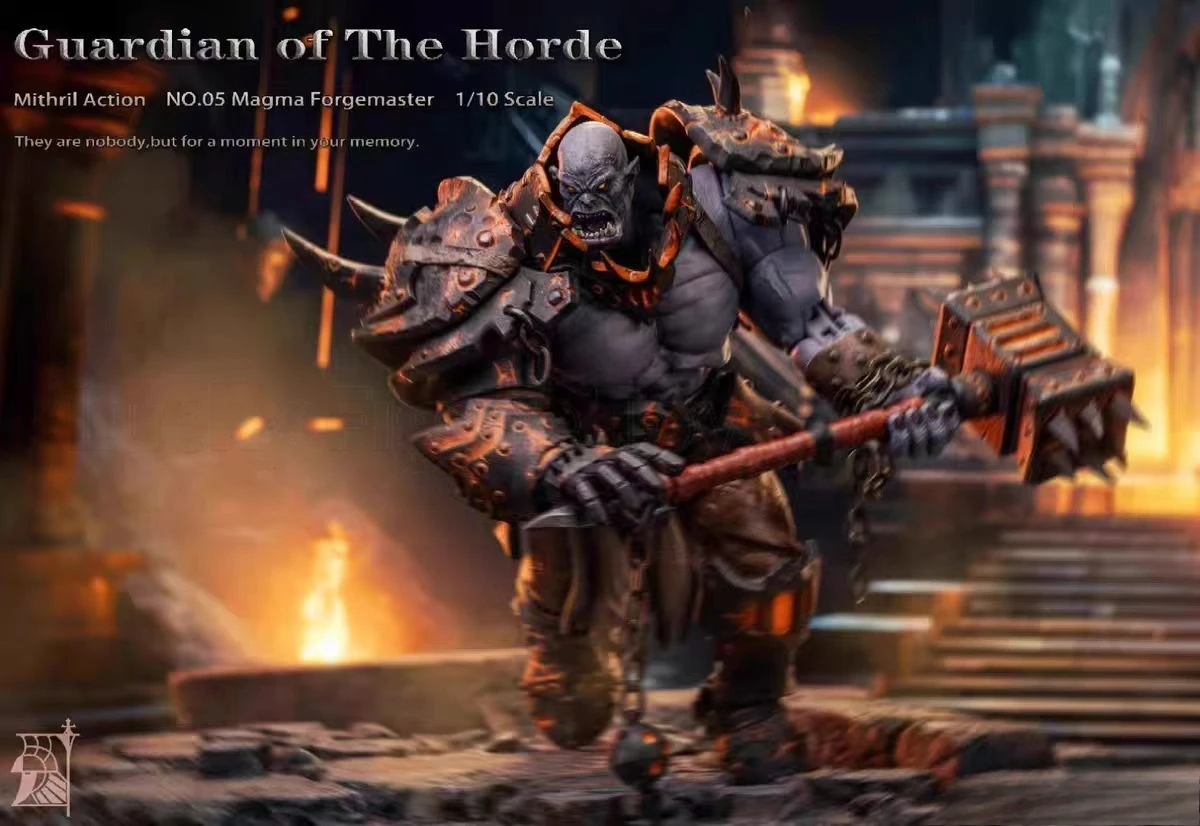 【Originale】TYCTOYS Guardian of The Horde Mithril Action No.05 Magma Forgemaster 1/10 Action Figure Model Toy