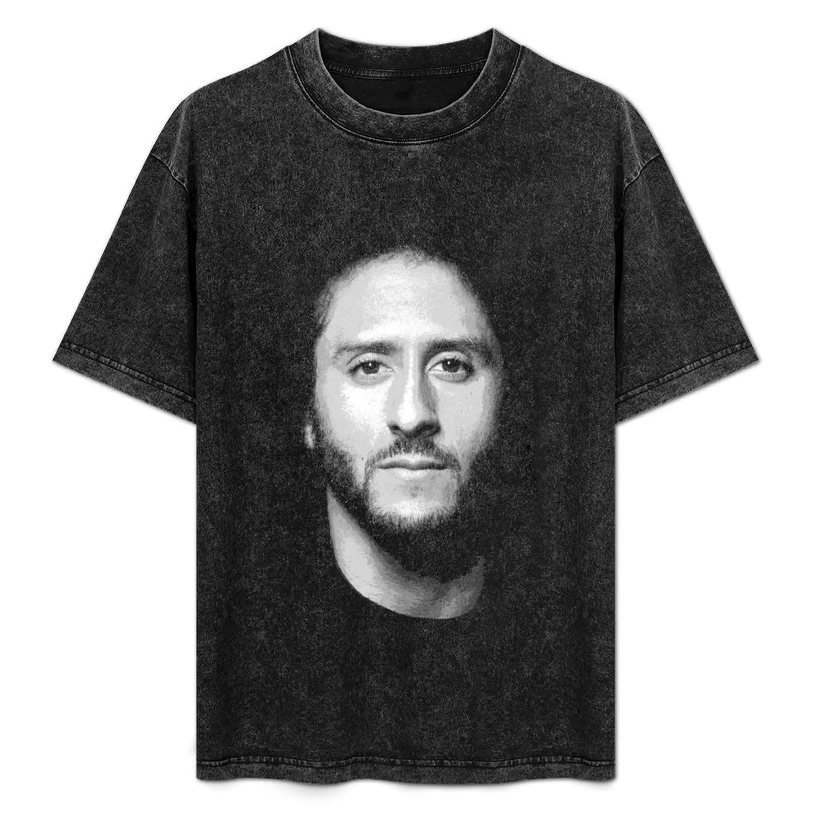 Retro Colin Kaepernick's Portrait Fans T-Shirt Fashion Graphic Tee for Men