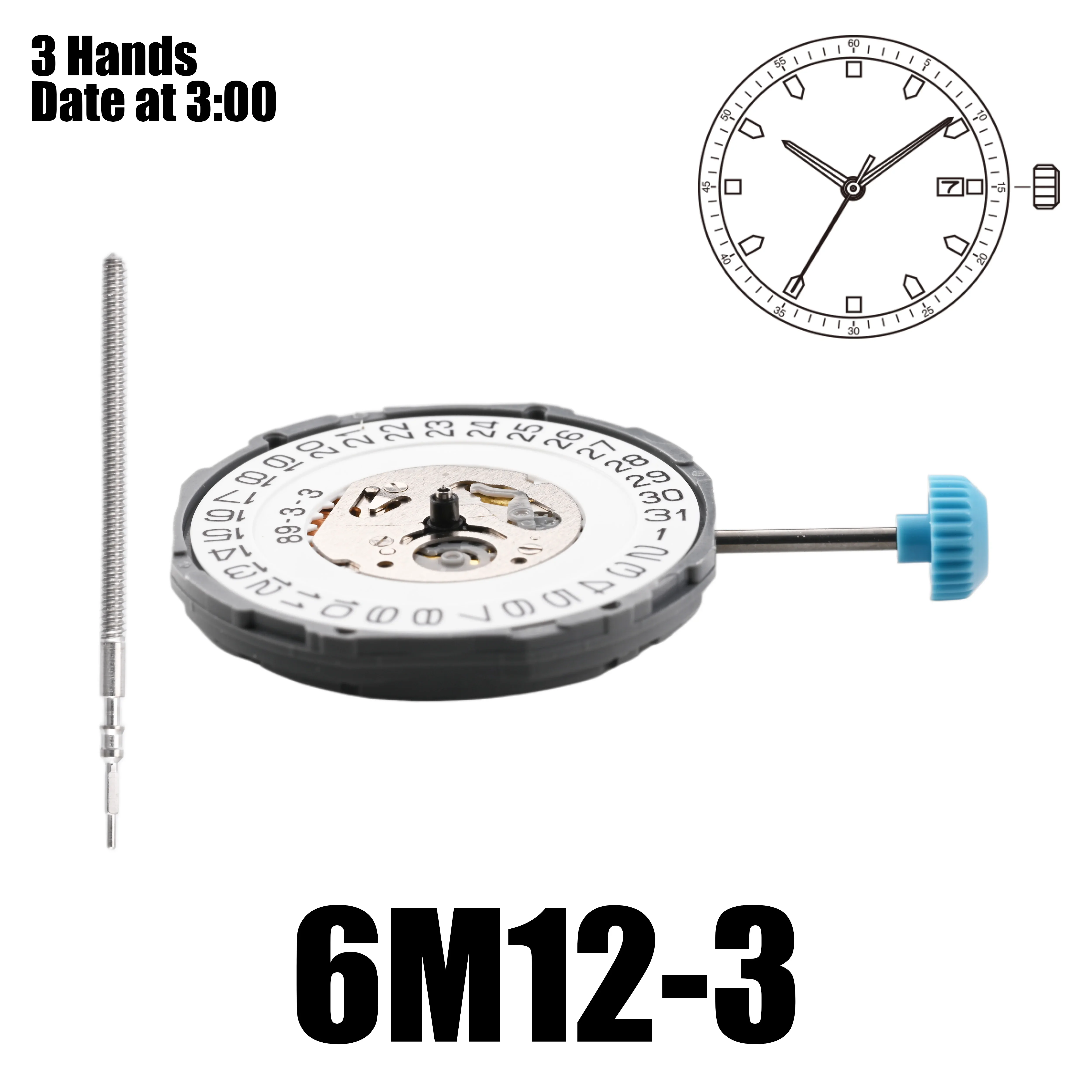 حركة ميوتا 3 تاريخ اليدين ، 6M12