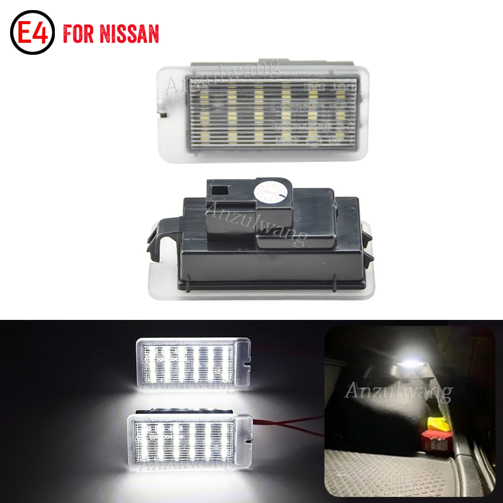 

For Nissan Qashqai 2006-2021 Leaf 2018-2024 Juke Note Pulsar Kicks Versa Note LED Interior Trunk Luggage Compartment Light