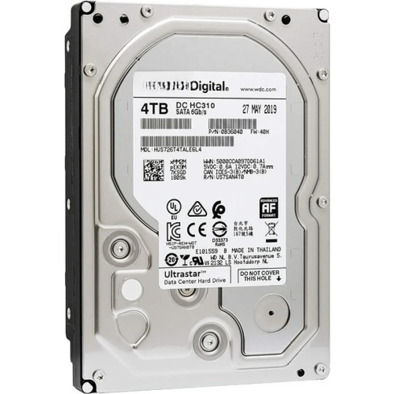 

A++HUS726T4TALE6L4 for WD Ultrastar DC HC310 4TB HDD 3.5" 7200RPM SATA 256MB Cache