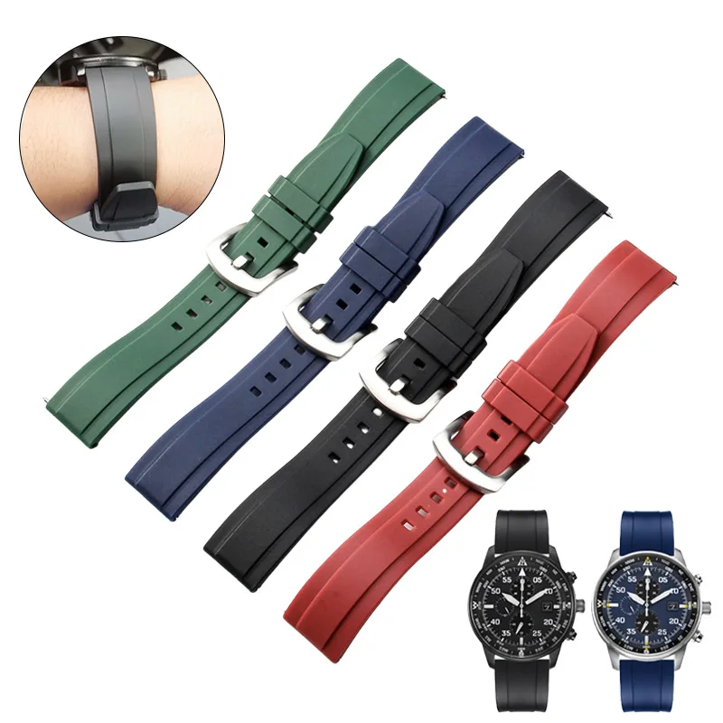 الإفراج السريع المطاط حزام ل تيسو سيكو المواطن ميدو حزام الساعات 20 مللي متر 22 مللي متر 24 مللي متر الرياضة الرجال النساء سوار إكسسوارات معصمه