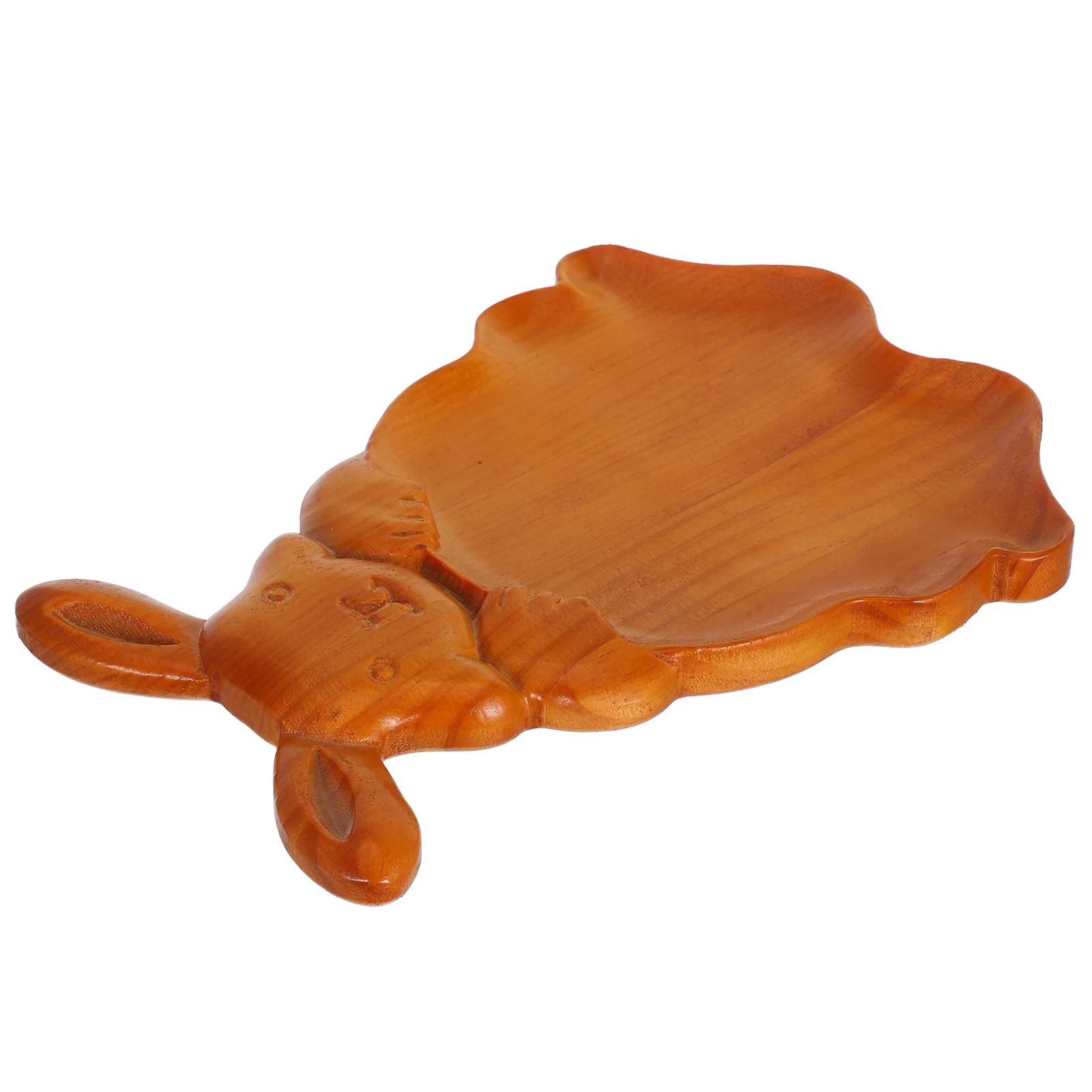 

Wooden Bunny Tray Rabbit Shape Charcuterie Cheese Board Serving Platter Dessert Fruit Salad Holiday Rustic Decor