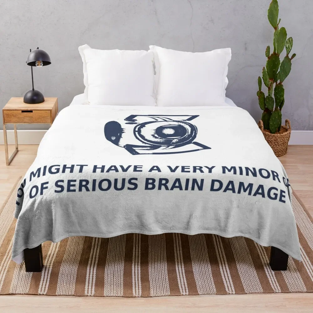 

Wheatley - Portal 2 Quote Throw Blanket Easy Care Comfortable Blanket for Couch