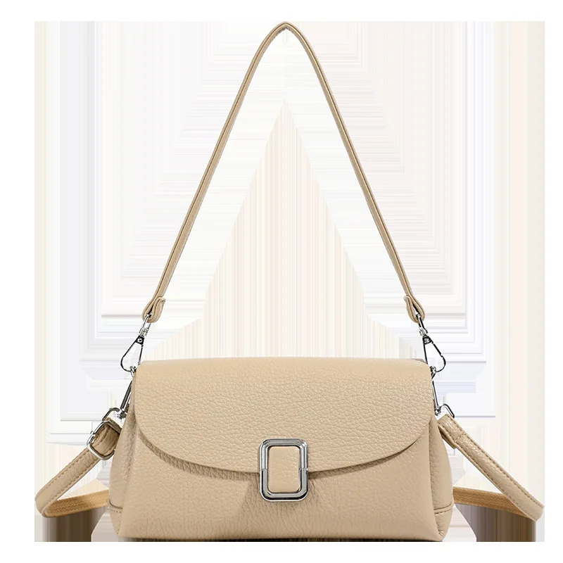 2025 Nuova borsa sotto le ascelle da donna, borsa a tracolla elegante e minimalista, tracolla in morbida ecopelle per uso quotidiano e appuntamenti