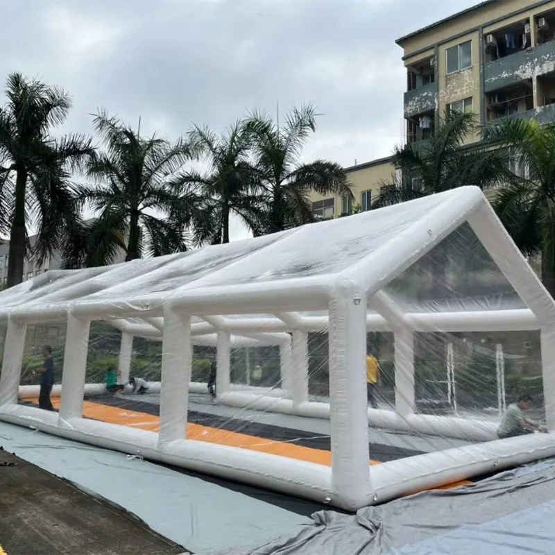 Outdoor Giant Transparent Inflatable Pool Dome Waterproof Swimming Pool Cover Outdoor Swimming Tent
