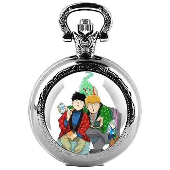 新款超能力雙人組學生動漫時間寶石石英懷錶復古龐克男女通用時尚項鍊禮物 6 最佳銷售 動漫觀看 - №3