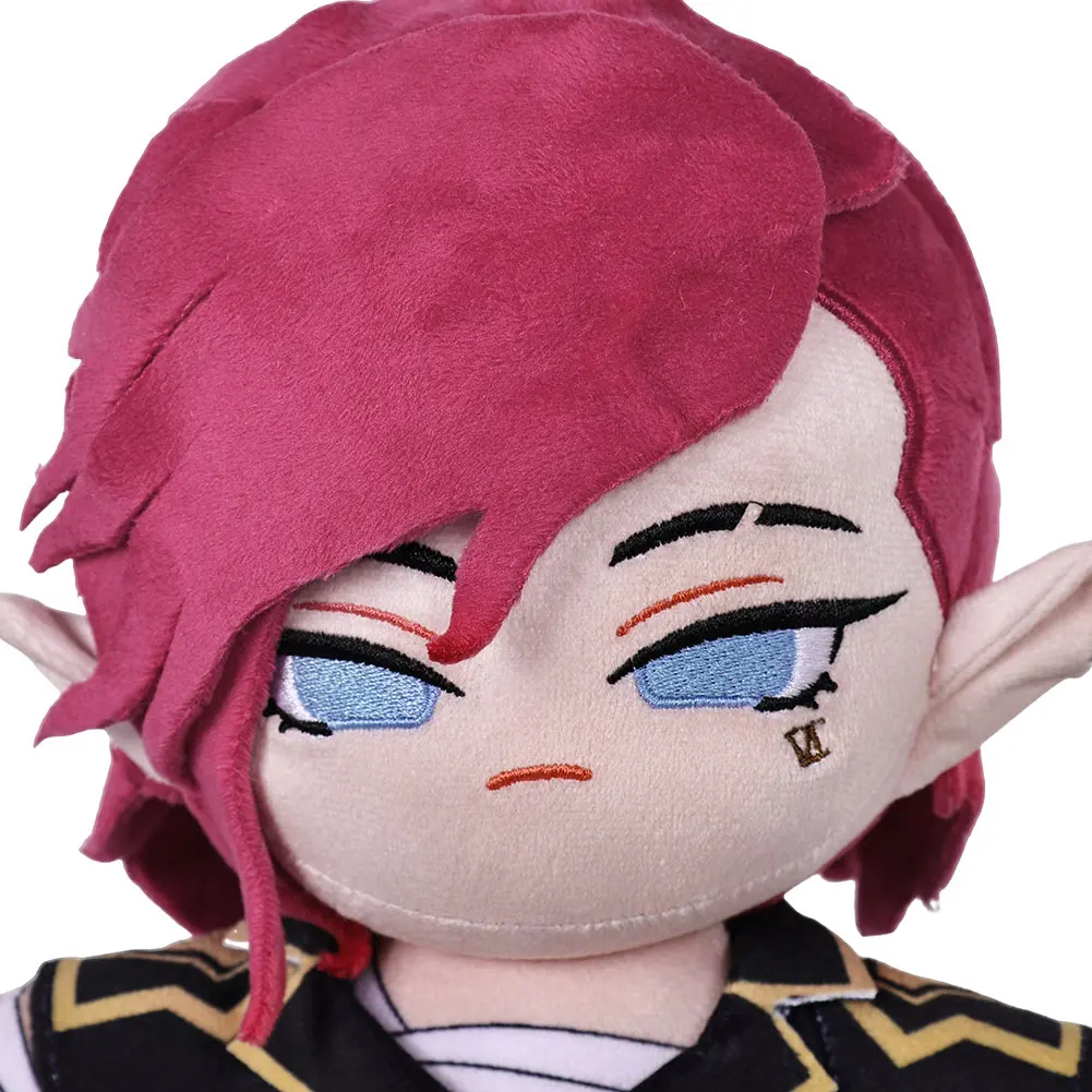 28CM Jinx Vi Cosplay Plush Game LOL Roleplay Plushies Cartoon Soft Stuffed Mascot Halloween Carnival Party Birthday Xmas Gifts