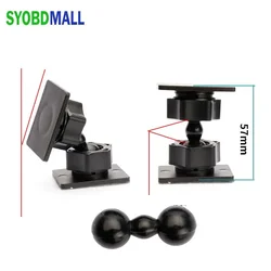 New Car Mobile Phone Bracket Modification Accessories for Dash Camera ETC Phone Holder Mount 17mm Head Double Adhesive Type Base