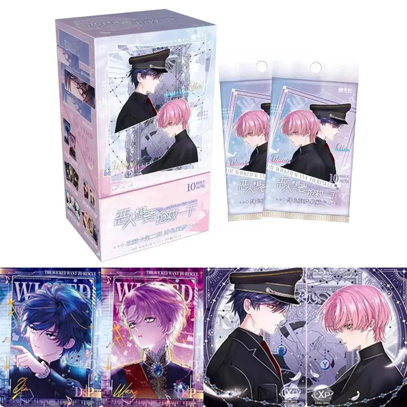 

Genuine The Villain Wants A Rescue Card Scarlet Feather Dream Wang Yiqin Limited Comics Villain Law Cards Anime Collection Card