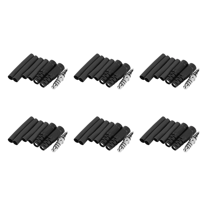 

42X Replacement Helicopter Plug Headset Adapter U-174 / U Type A Solder For David Clark Helicopter Headset