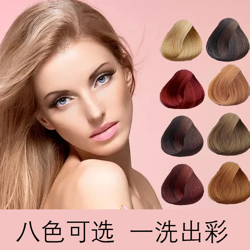 1Pc Shampoo Instant Hair Dye White Hair Into Black Mild Formula Ginger Extracts Multicolor Hair Styling Tools