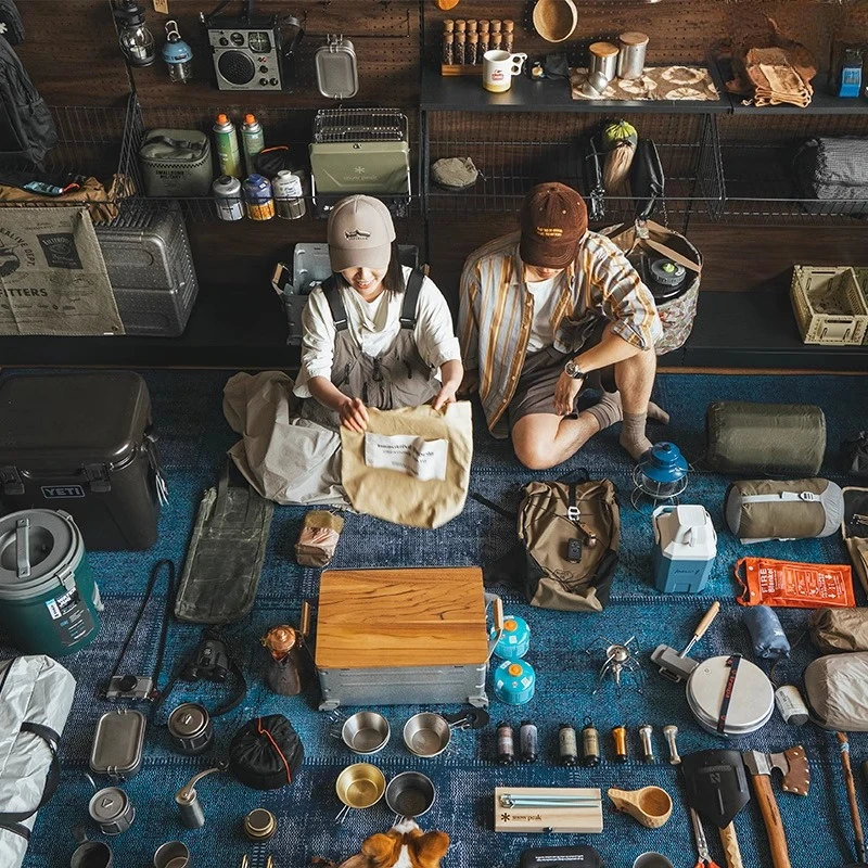 Equipamento de acampamento Placa de buraco Parede de armazenamento Rack de metal ao ar livre