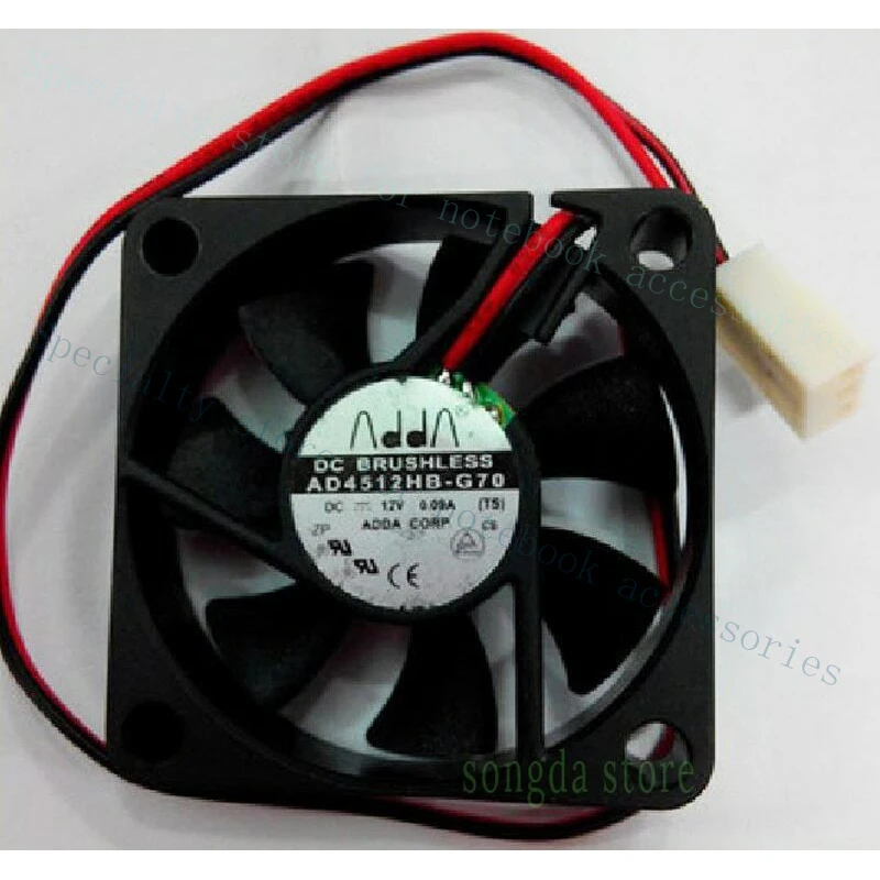 

Вентилятор охлаждения A+ ADDA AD4512HB-G70 DC 12V 0.09A, 2-проводной, 40 мм, 4510, 45X45X10 мм