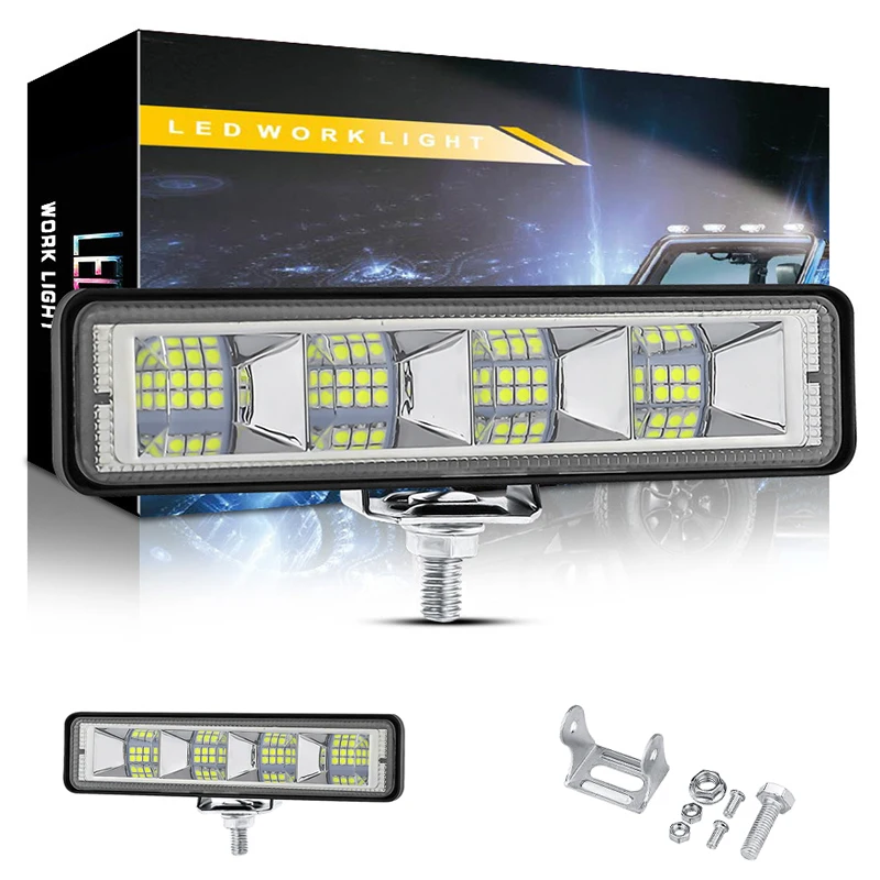 Светодиодная лампа 72 Вт для внедорожника, 6500K