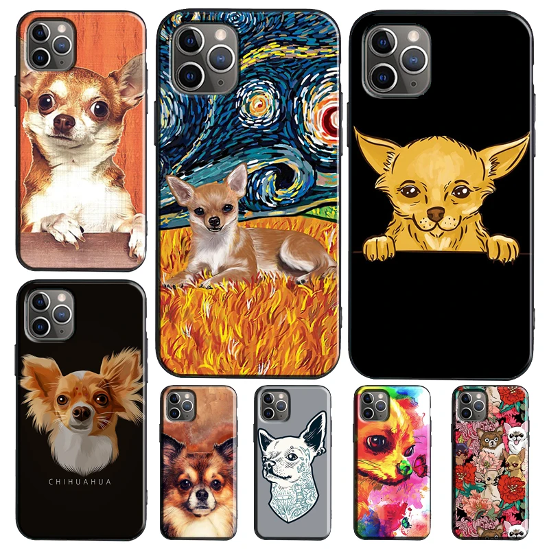 Cartoon Chihuahua Dog Funda For Samsung Galaxy S26 S25 S24 S21 S22 S20 Ultra S9 S10 Plus S23 FE S25 FE Phone Case