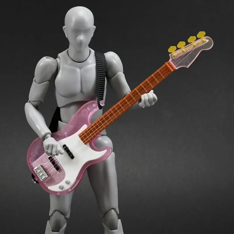 Nouveau J.Dream Gachapon Mini élément guitare basse modèle Miniature Figma figurine avec accessoires en Stock